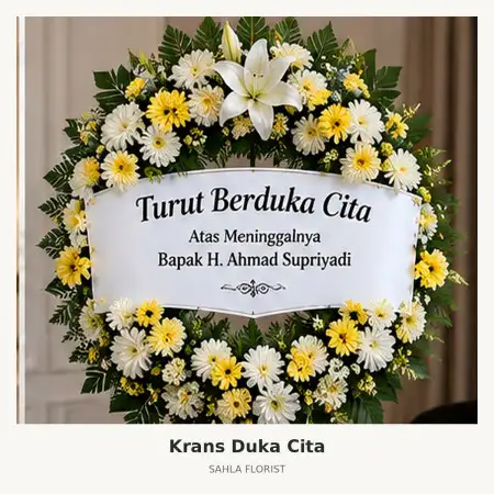 Krans Bunga Duka Depok Sleman